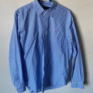 Button down shirt casual Large men